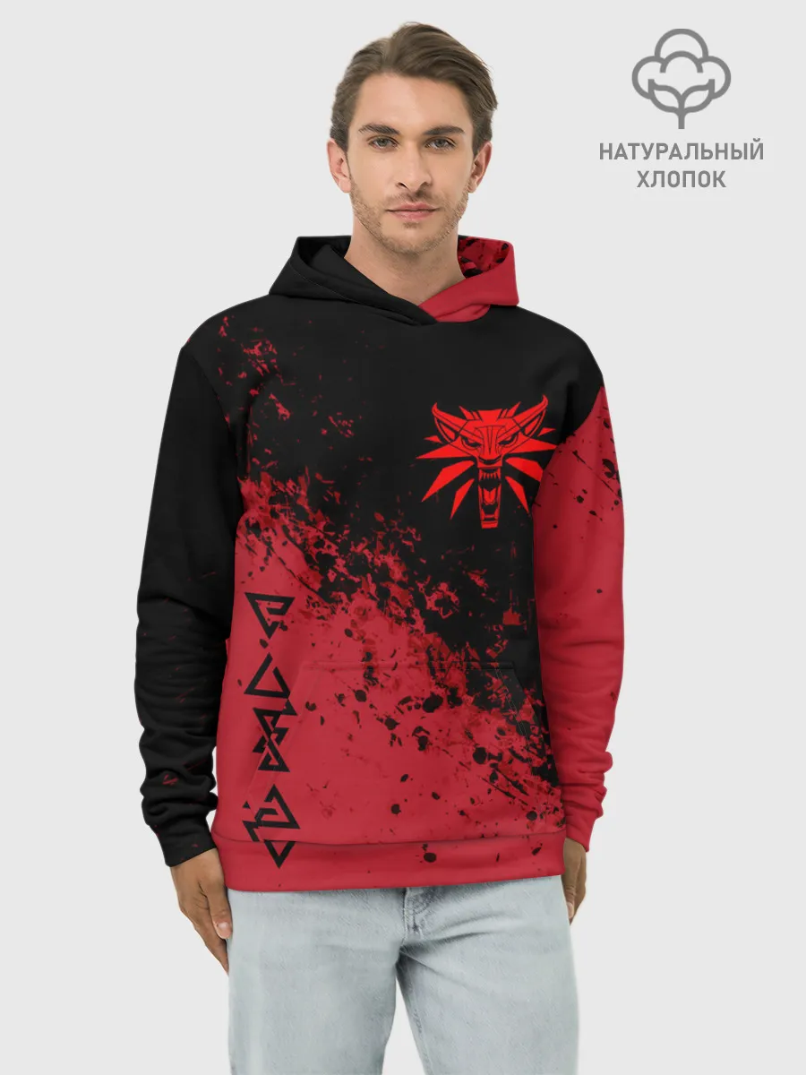 Худи мужской база хлопок / THE WITCHER [3]