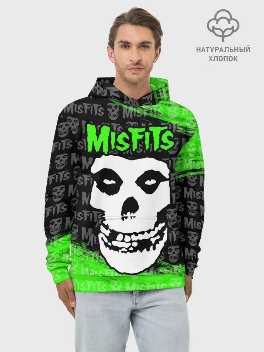 Худи мужской база хлопок / MISFITS [3]
