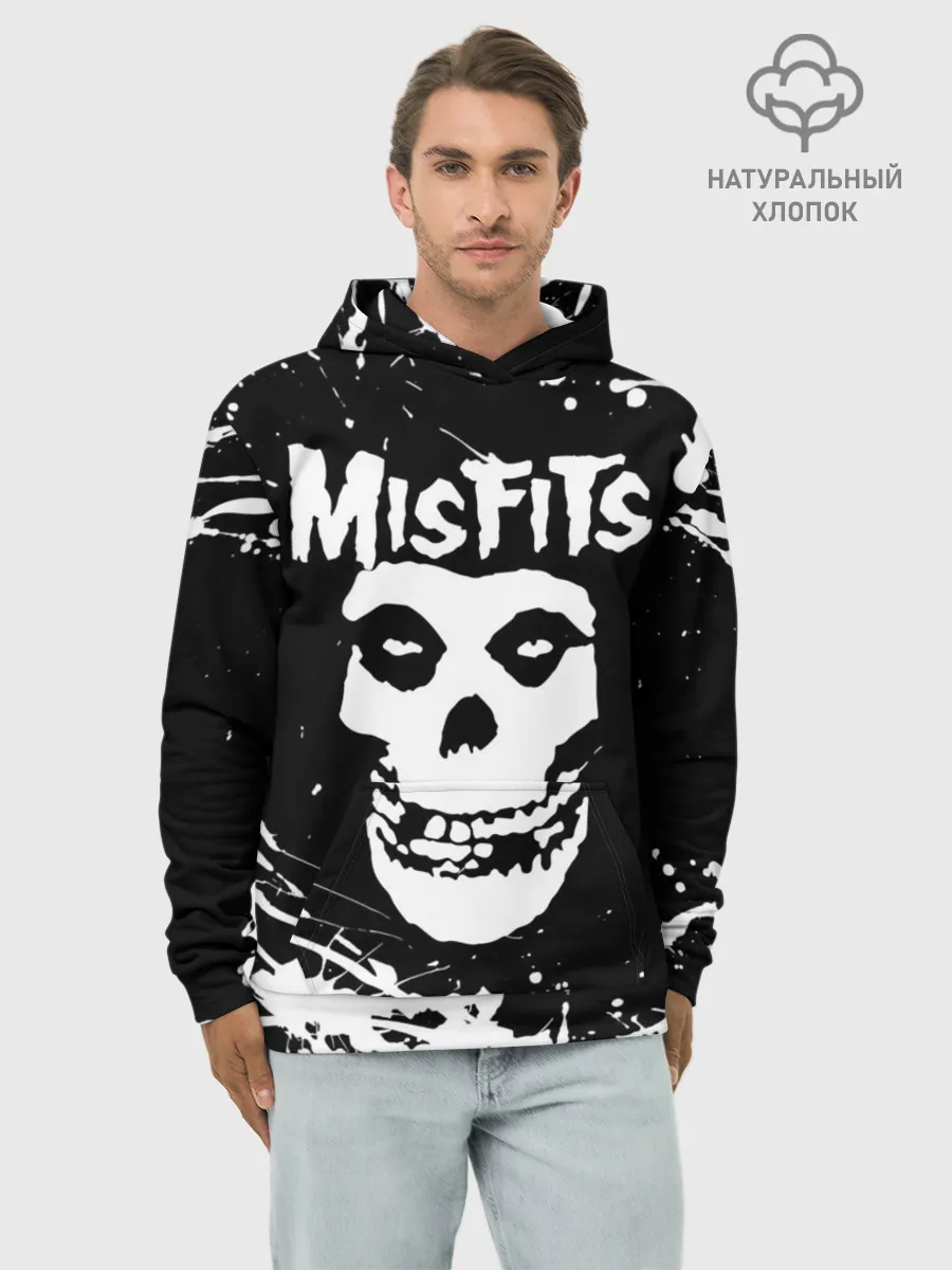 Худи мужской база хлопок / MISFITS [4]