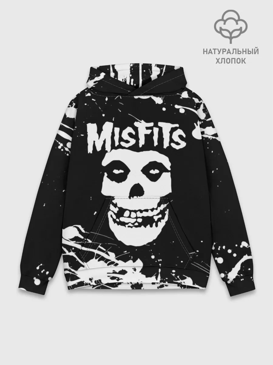 Худи мужской база хлопок / MISFITS [4]