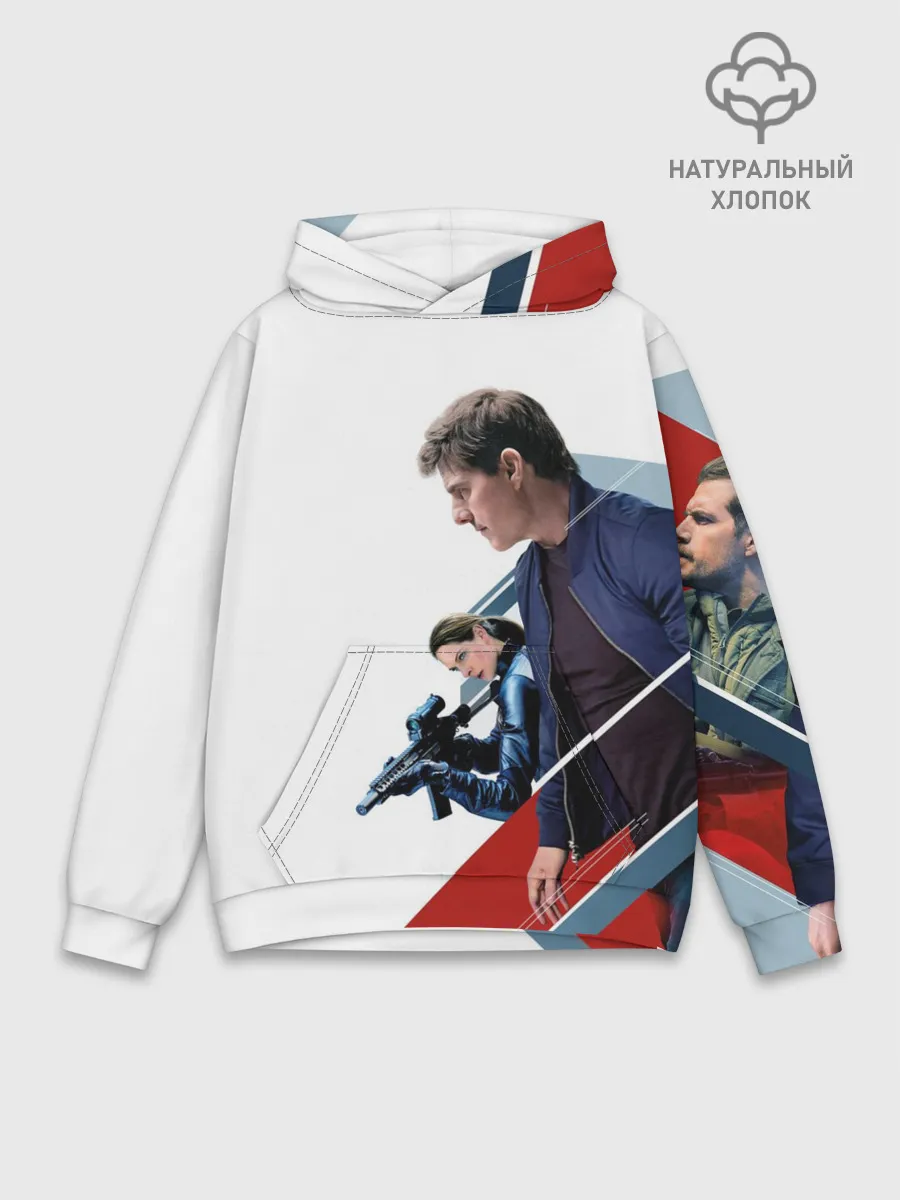 Худи мужской база хлопок / Mission: Impossible Art