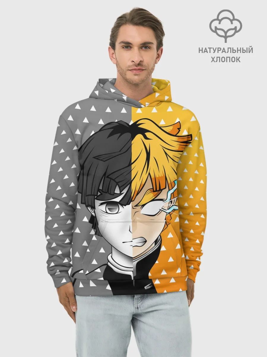 Худи мужской база хлопок / ПУТЬ ЗЕНИЦУ | КЛИНОК