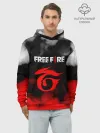 Худи мужской база хлопок / GARENA FREE FIRE / ГАРЕНА ФРИ ФАЕР.