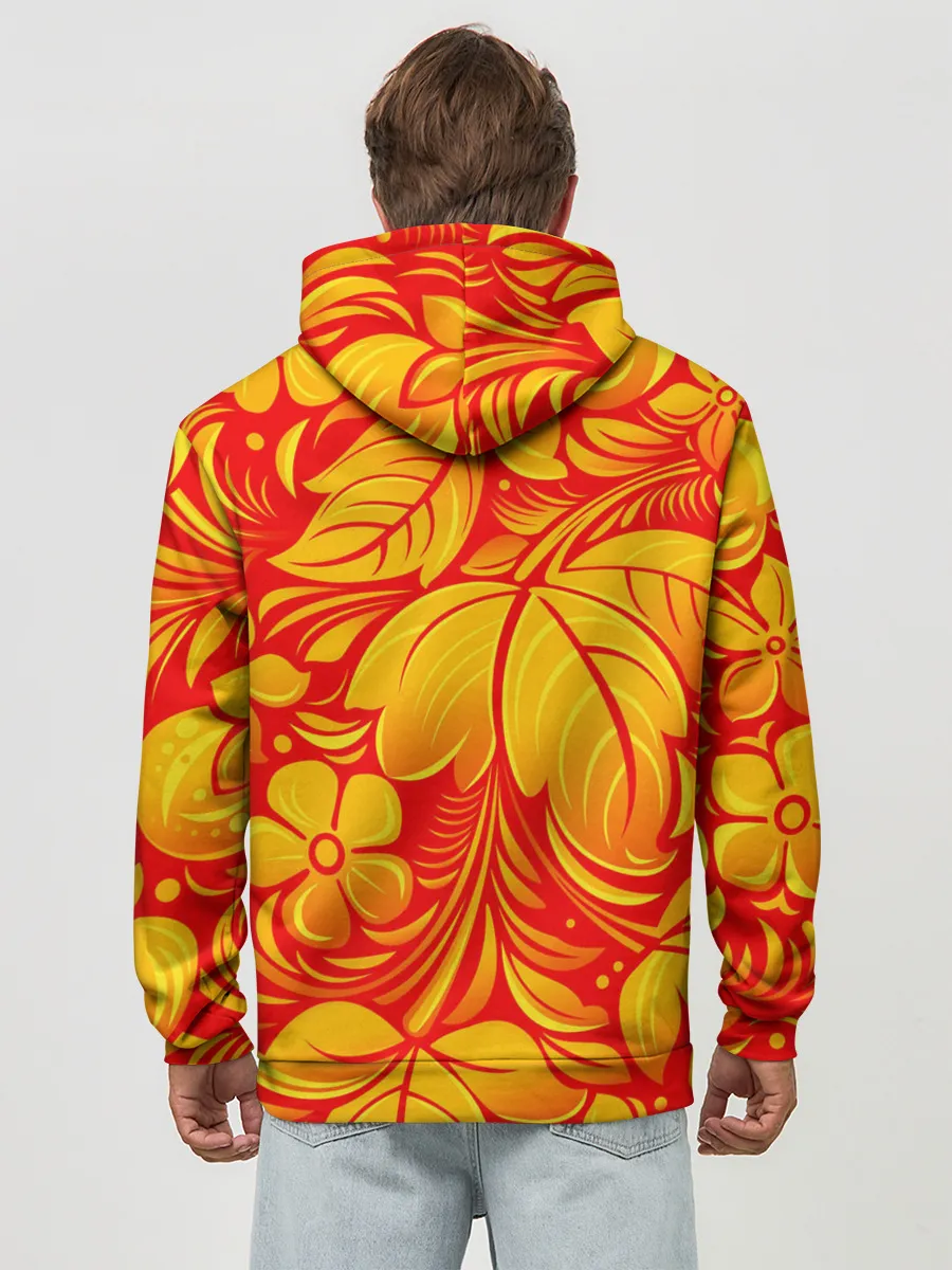 Худи мужской база хлопок / НАЦИОНАЛЬНЫЙ УЗОР