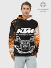 Худи мужской база хлопок / KTM MOTORCYCLES / КТМ МОТОЦИКЛЫ