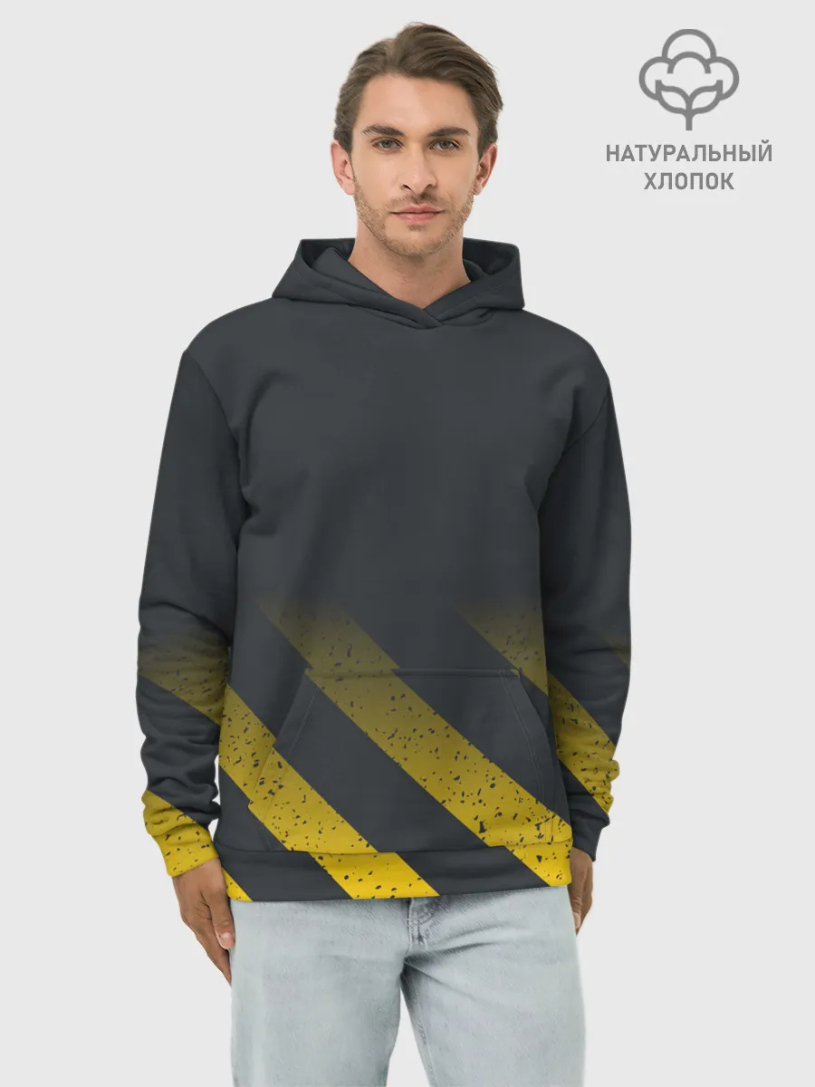 Худи мужской база хлопок / Black