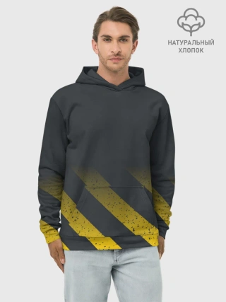 Худи мужской база хлопок / Black