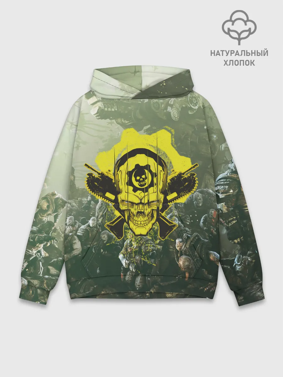 Худи мужской база хлопок / Орда Локустов