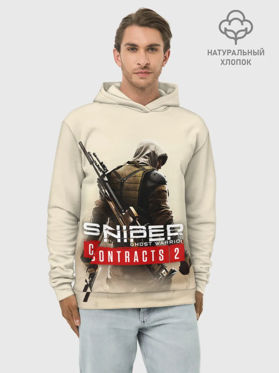 Худи мужской база хлопок / Sniper Ghost Warrior Contracts