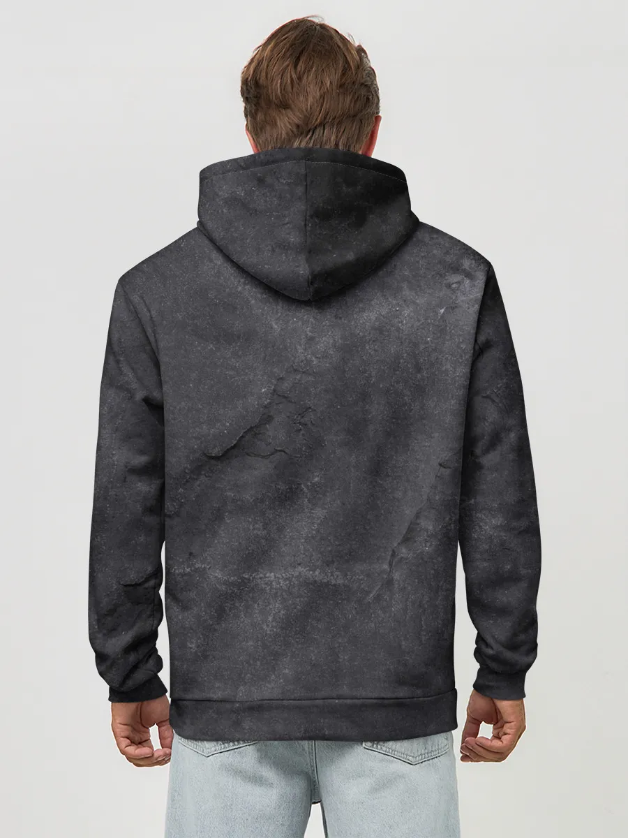 Худи мужской база хлопок / THE WITCHER КАМЕНЬ ЛОГО