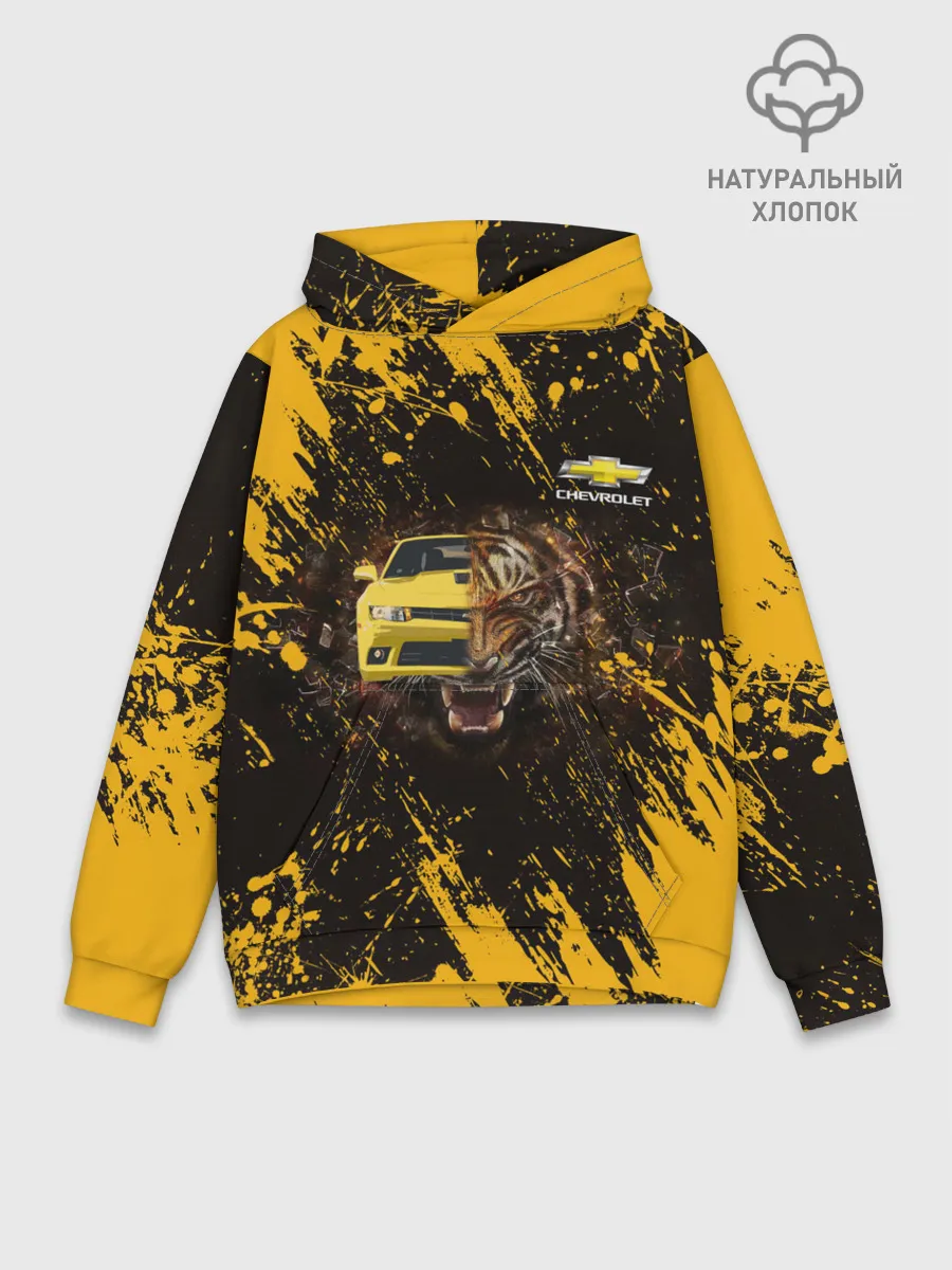 Худи мужской база хлопок / Chevrolet