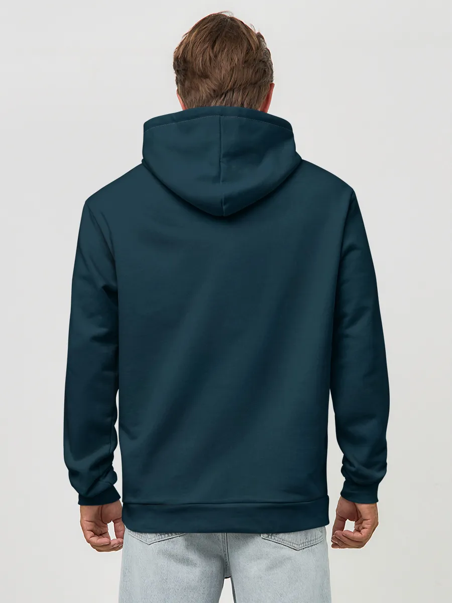 Худи мужской база хлопок / Чёрный клевер Аста книга магий