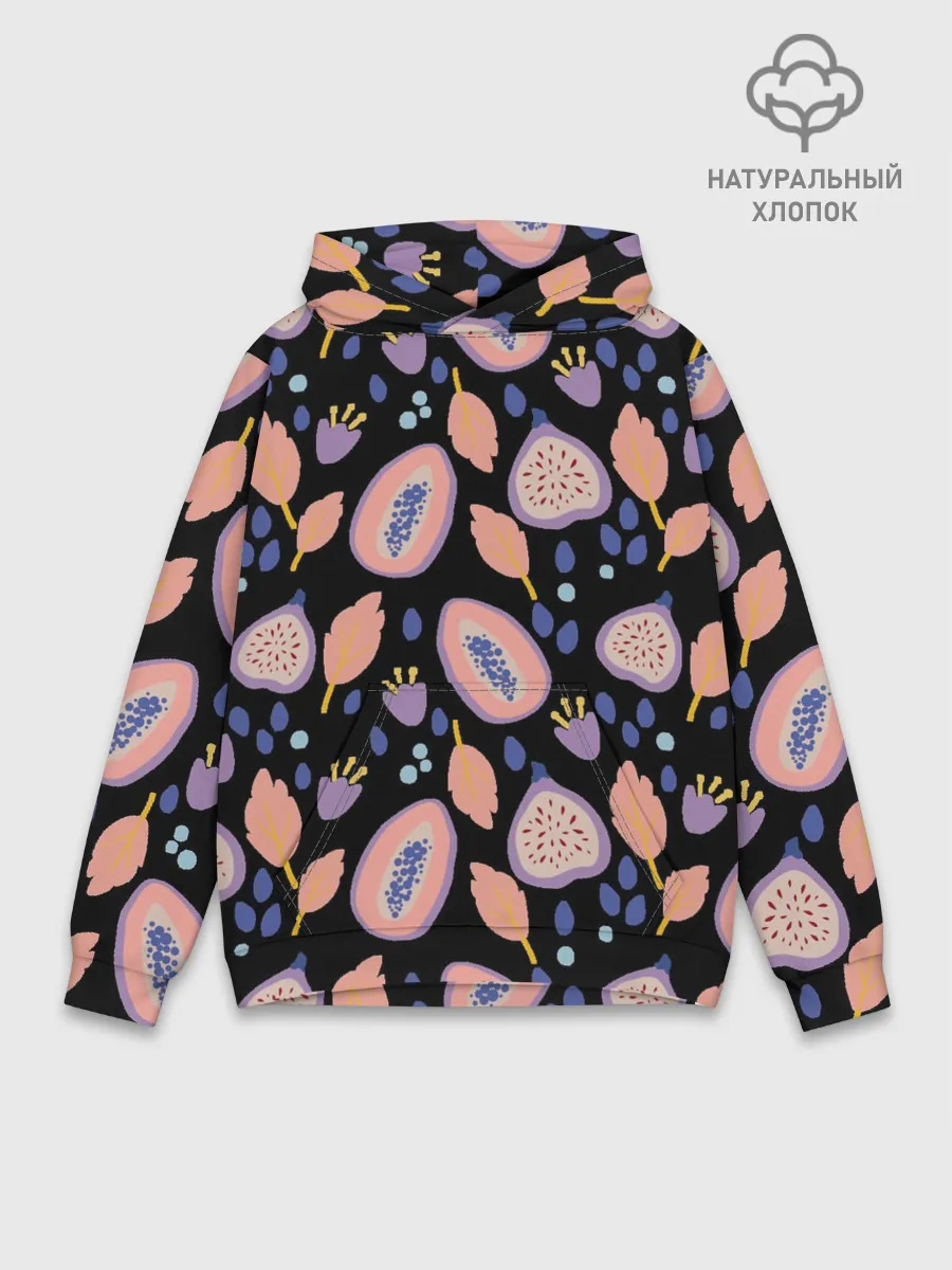 Худи мужской база хлопок / Папайя