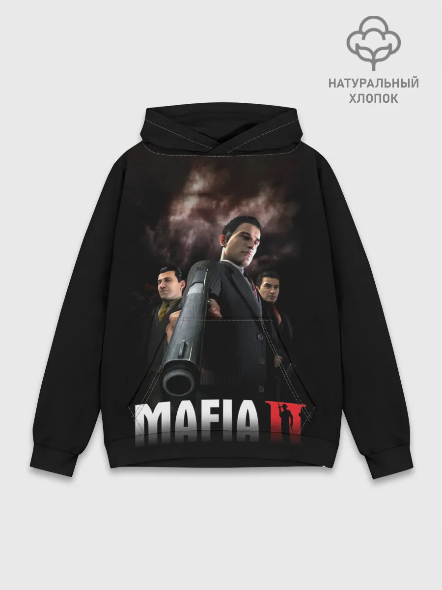 Худи мужской база хлопок / Мафиозное братство