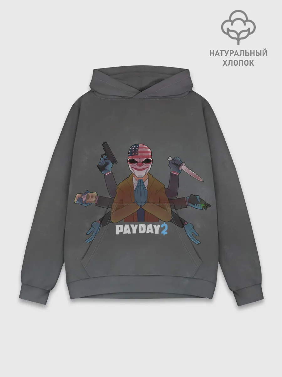 Худи мужской база хлопок / Dallas