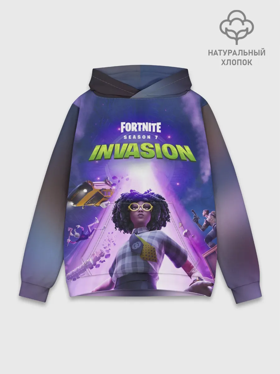 Худи мужской база хлопок / FORTNITE 7 СЕЗОН 2 ЧАСТЬ