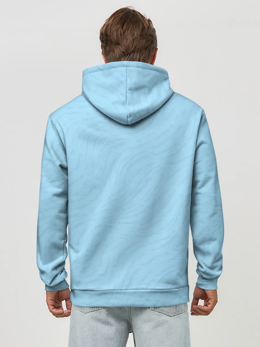 Худи мужской база хлопок / Акула bite