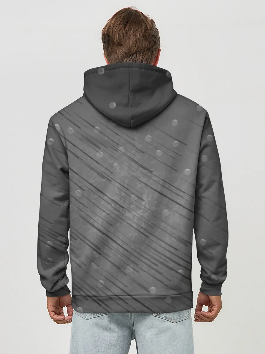 Худи мужской база хлопок / Акула