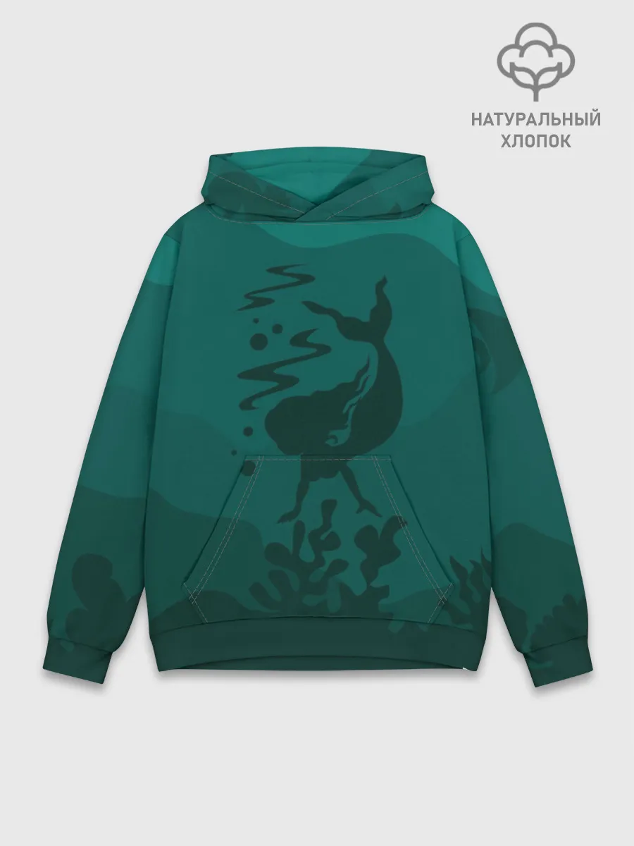 Худи мужской база хлопок / Русалка