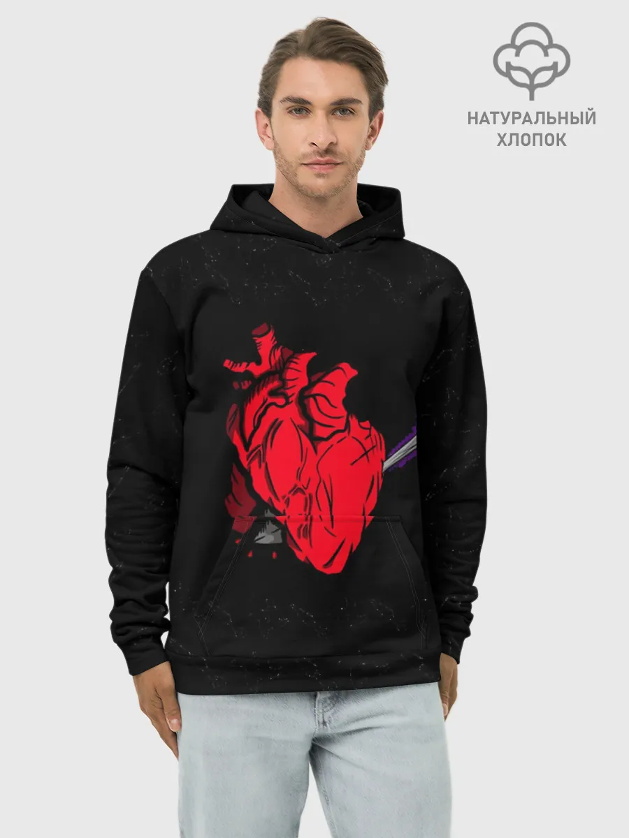 Худи мужской база хлопок / Ninja