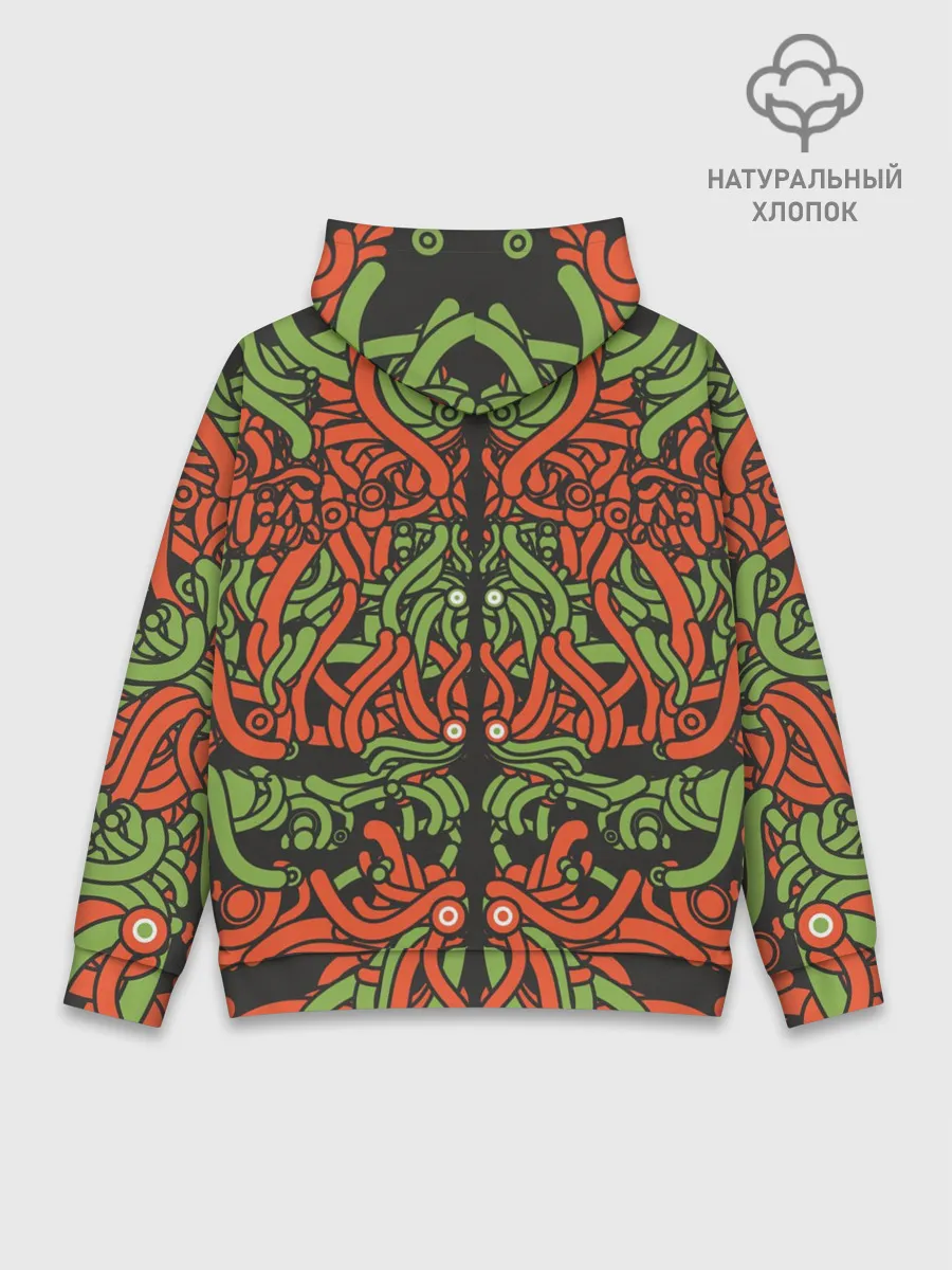 Худи мужской база хлопок / Щупальца пришельца