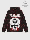 Худи мужской база хлопок / YAMAHA / ЯМАХА / МОТОСПОРТ