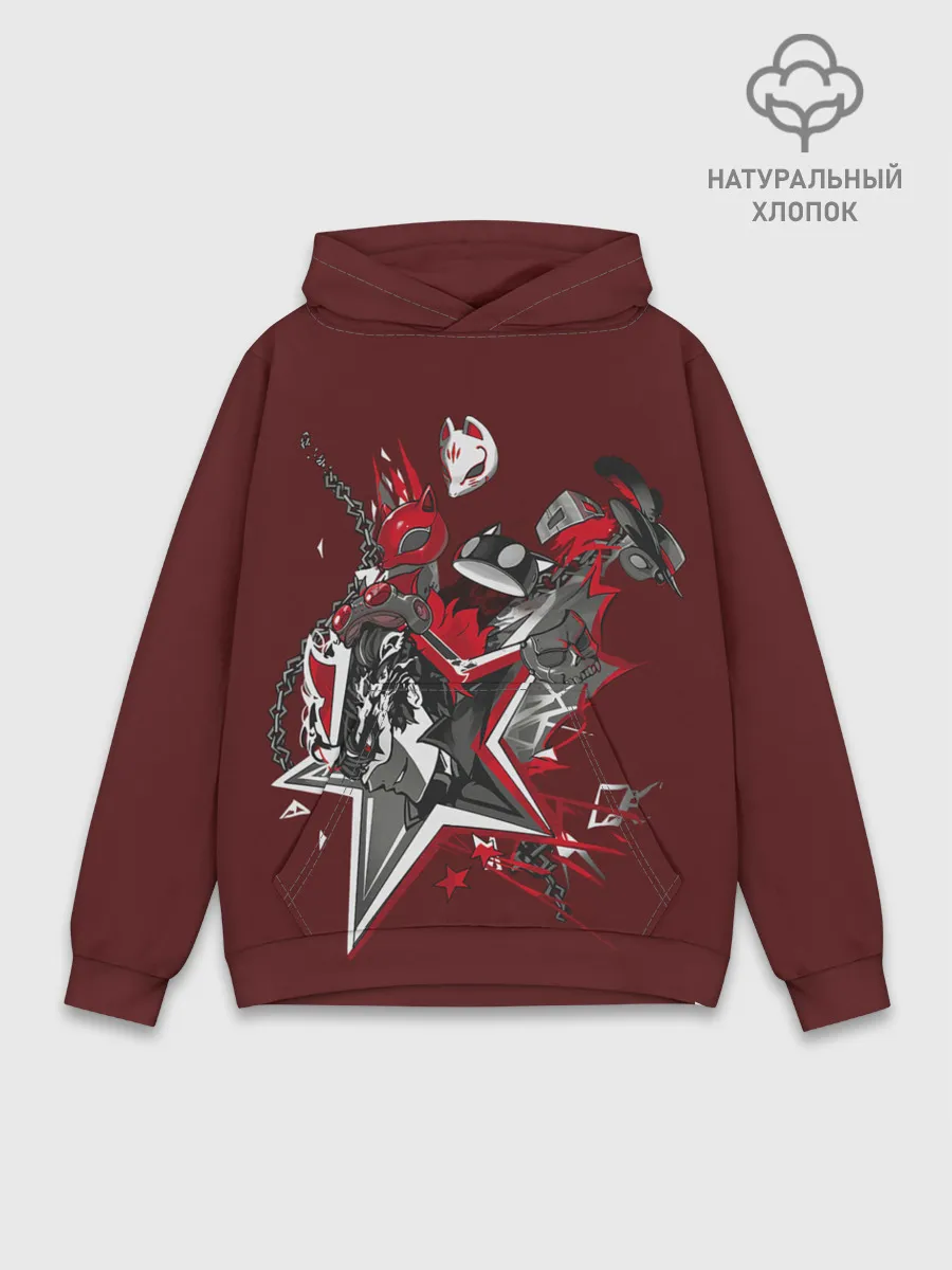 Худи мужской база хлопок / Mask of Ren