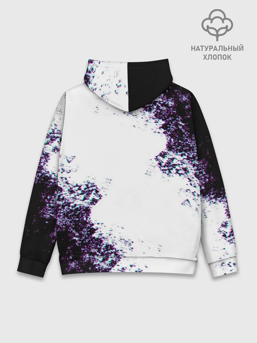 Худи мужской база хлопок / THE WITCHER GLITCH / ГЛИТЧ