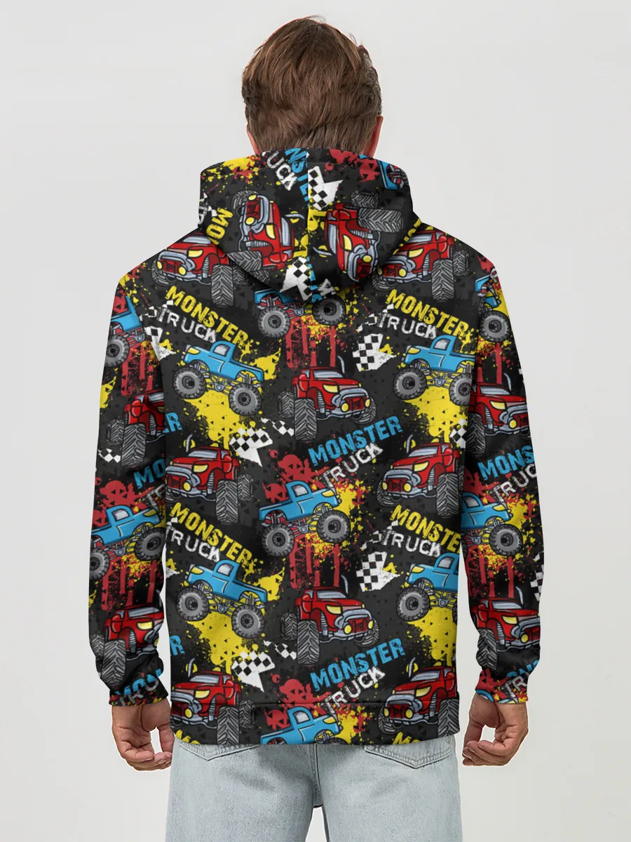 Худи мужской база хлопок / MONSTER TRUCK