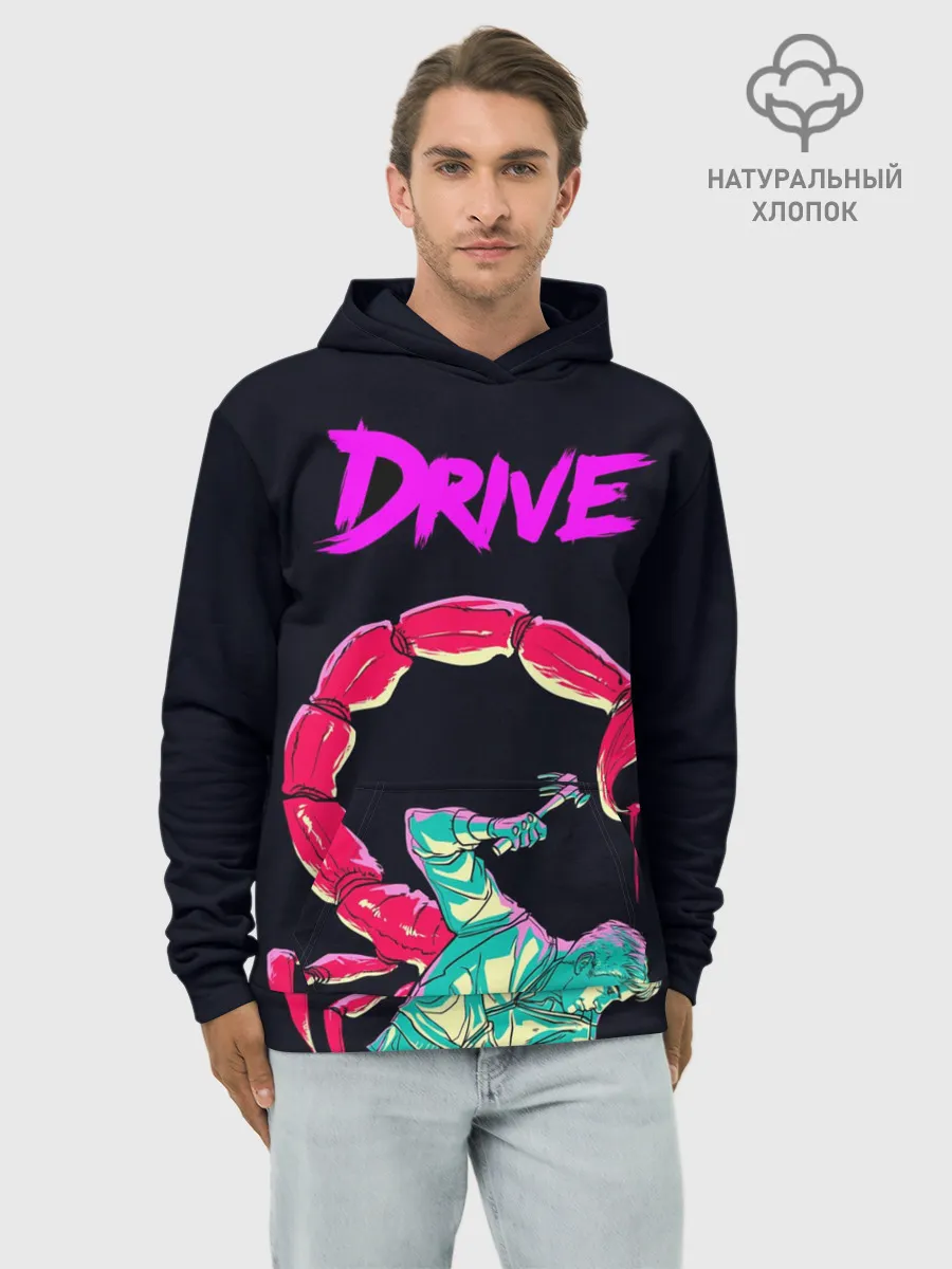 Худи мужской база хлопок / драйв фильм