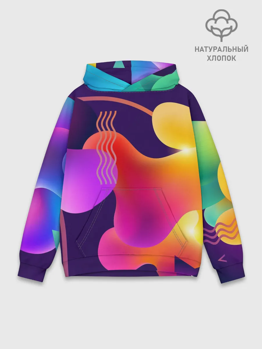 Худи мужской база хлопок / Rainbow T-Shirt