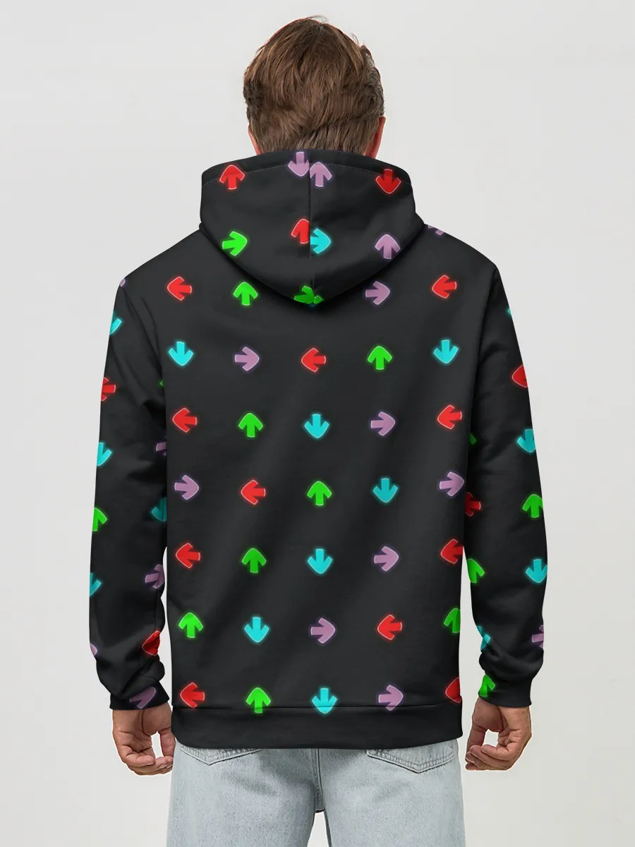 Худи мужской база хлопок / Friday night funky arrows