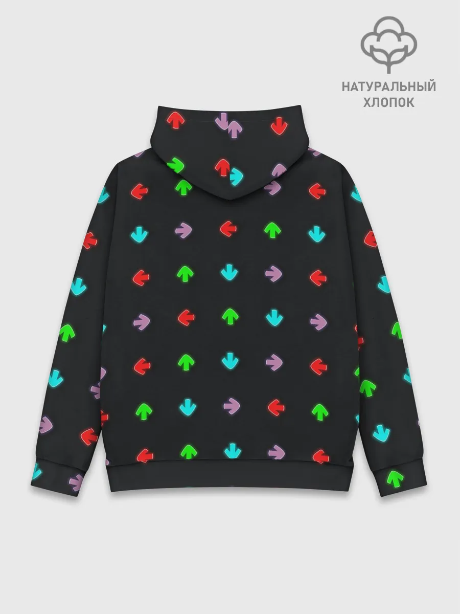 Худи мужской база хлопок / Friday night funky arrows