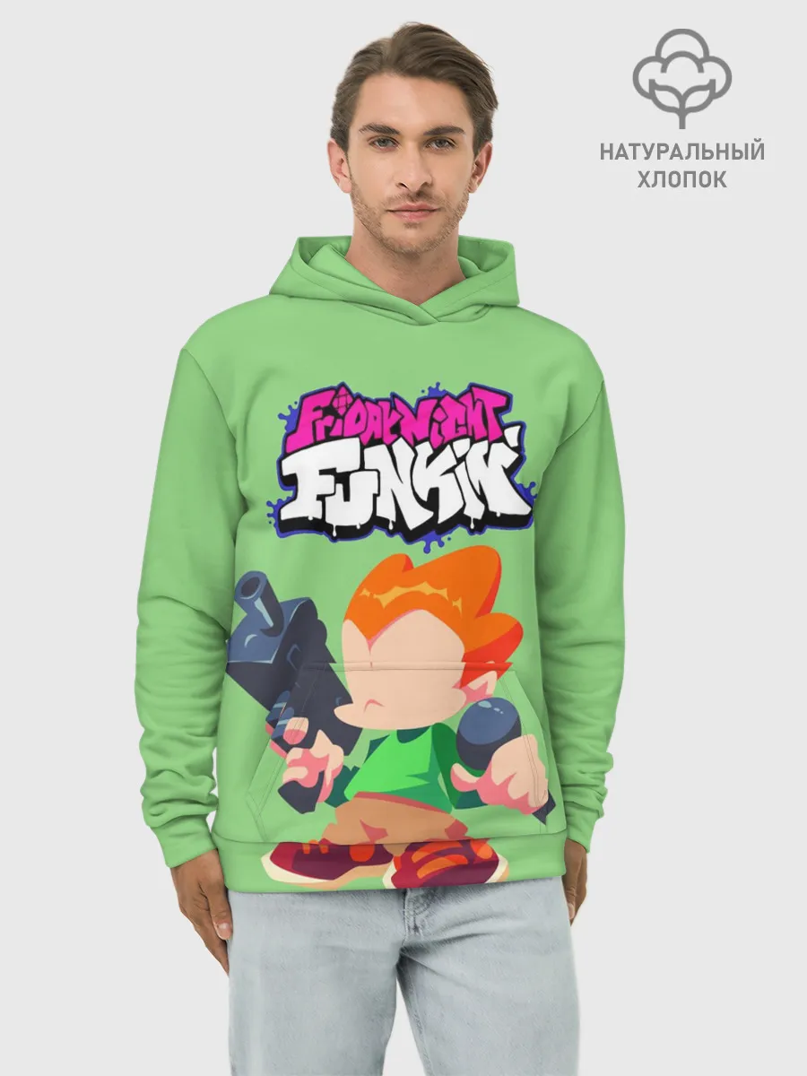 Худи мужской база хлопок / FNF Pico