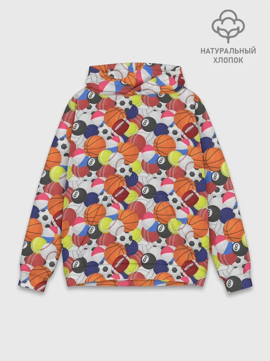 Худи мужской база хлопок / Спорт