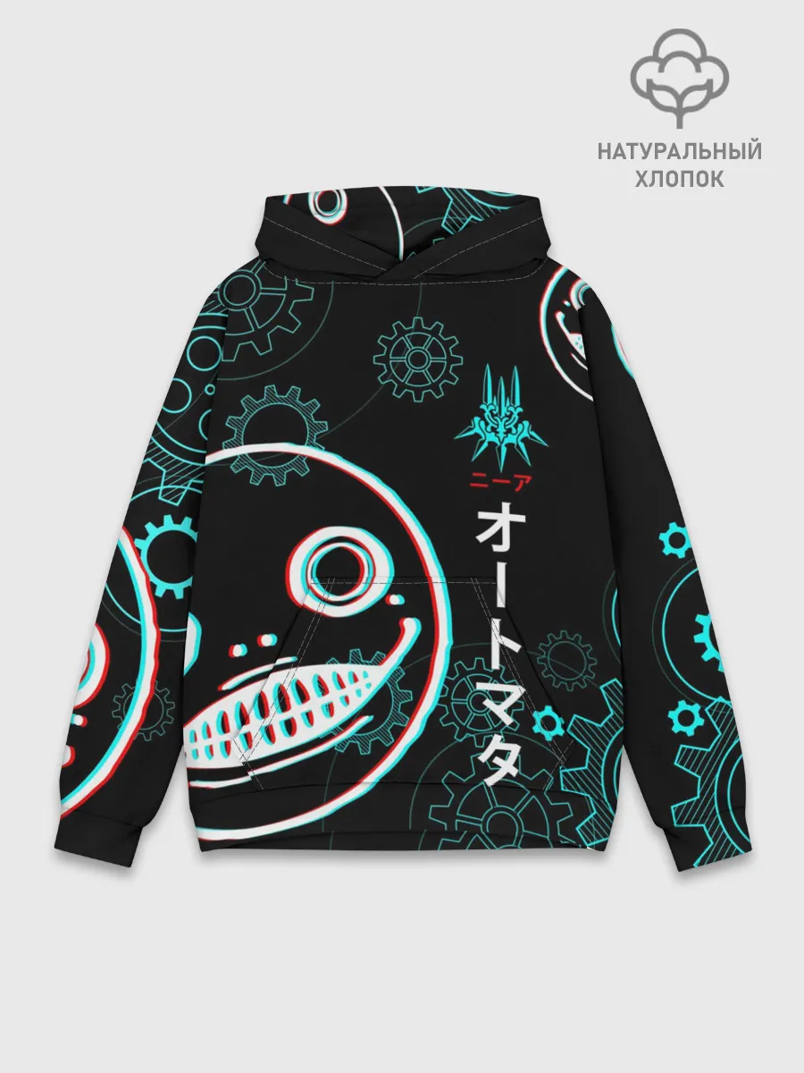 Худи мужской база хлопок / Nier: Automata