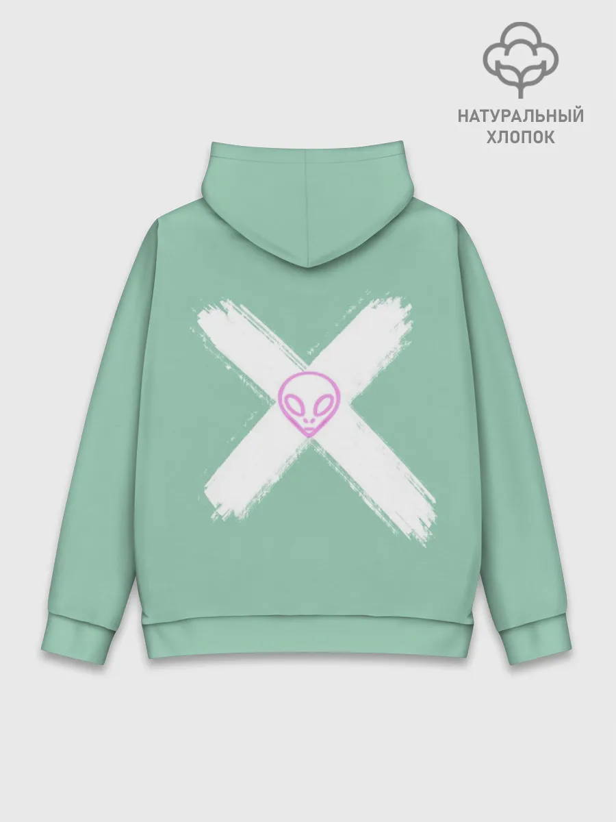 Худи мужской база хлопок / Дана Скалли