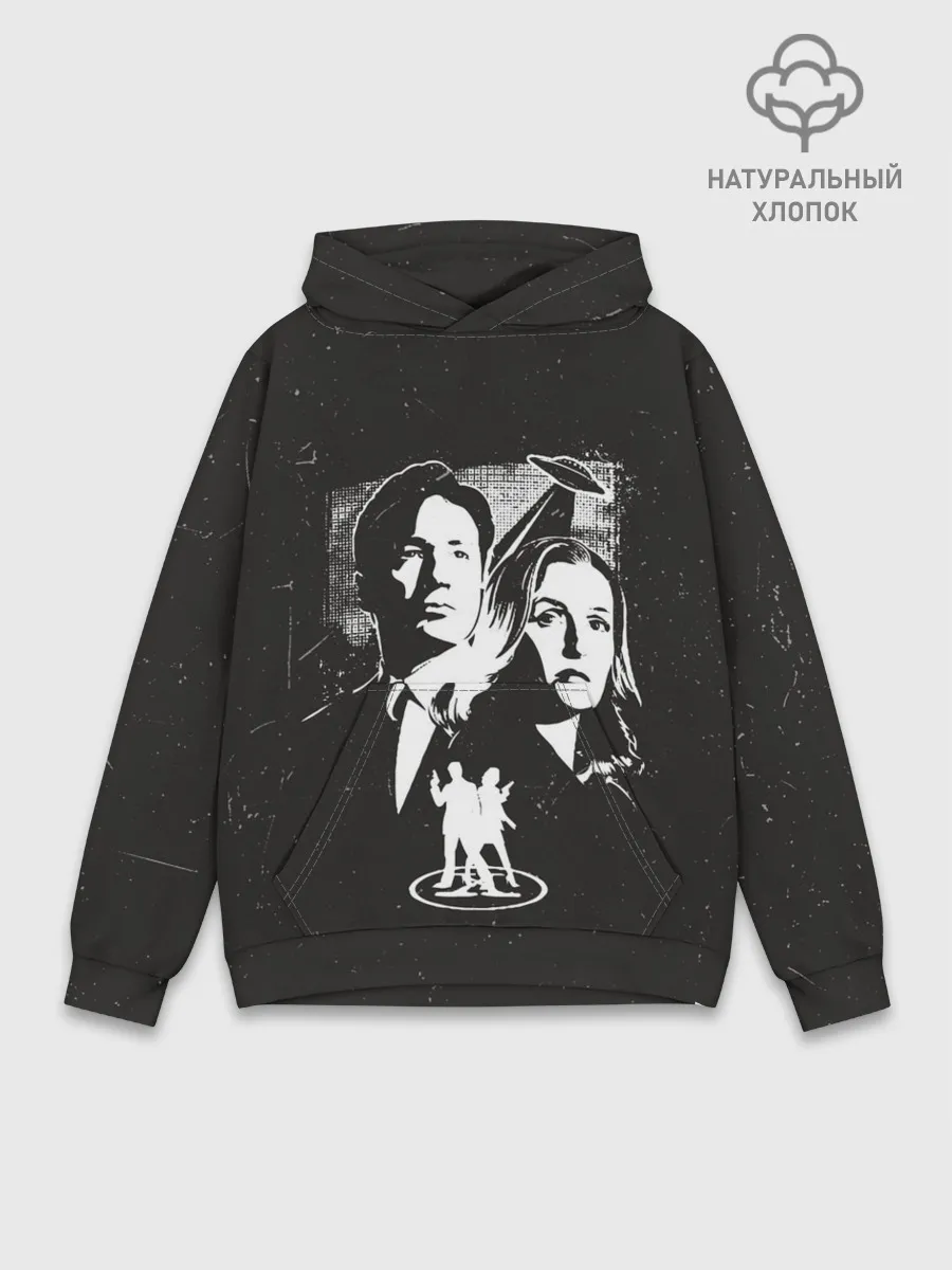 Худи мужской база хлопок / Fox and Dana