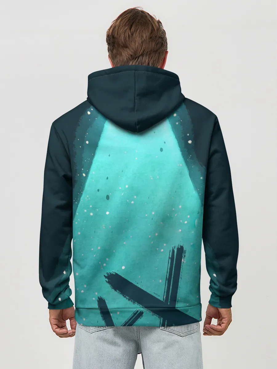 Худи мужской база хлопок / Fox Mulder and Dana Scully