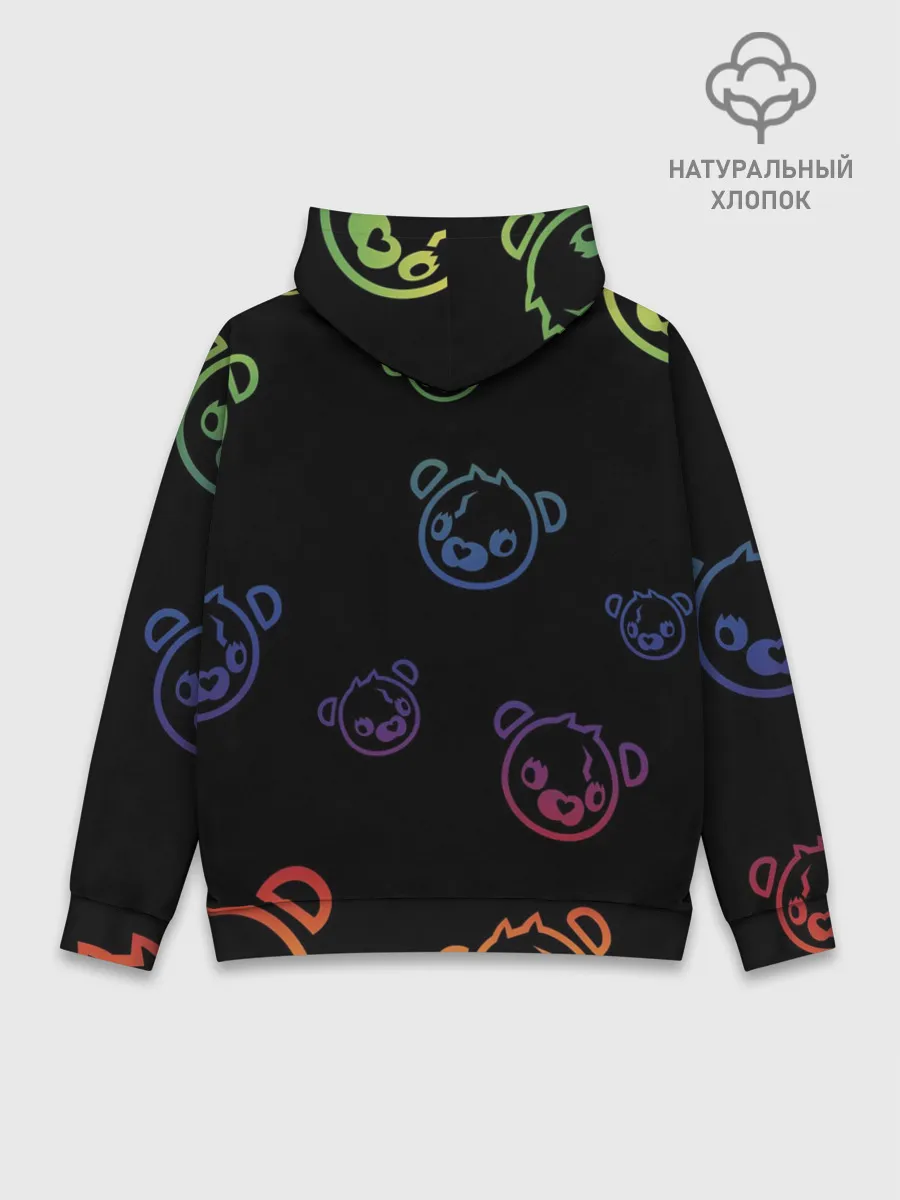 Худи мужской база хлопок / Colorful Bear