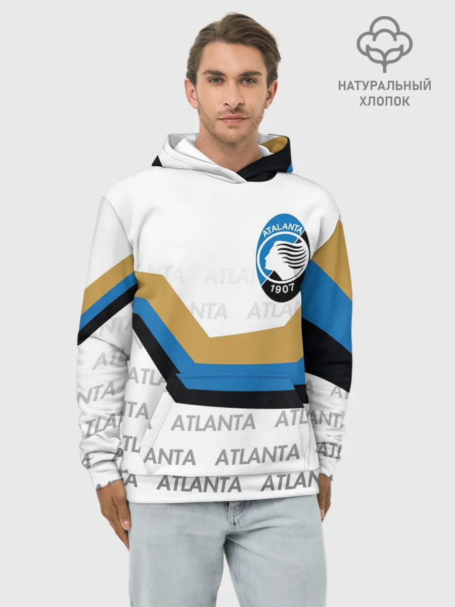 Худи мужской база хлопок / FC ATALANTA / ФК АТАЛАНТА