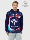 Худи мужской база хлопок / Сборная Франции