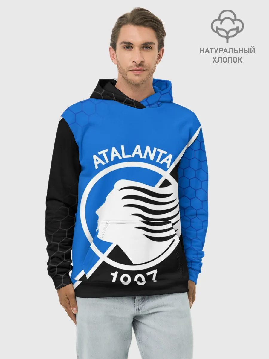 Худи мужской база хлопок / FC ATALANTA / ФК АТАЛАНТА