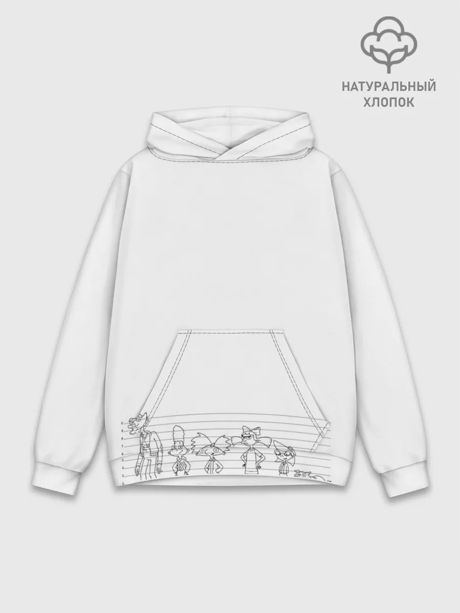 Худи мужской база хлопок / Эй, Арнольд | Арнольд и друзья