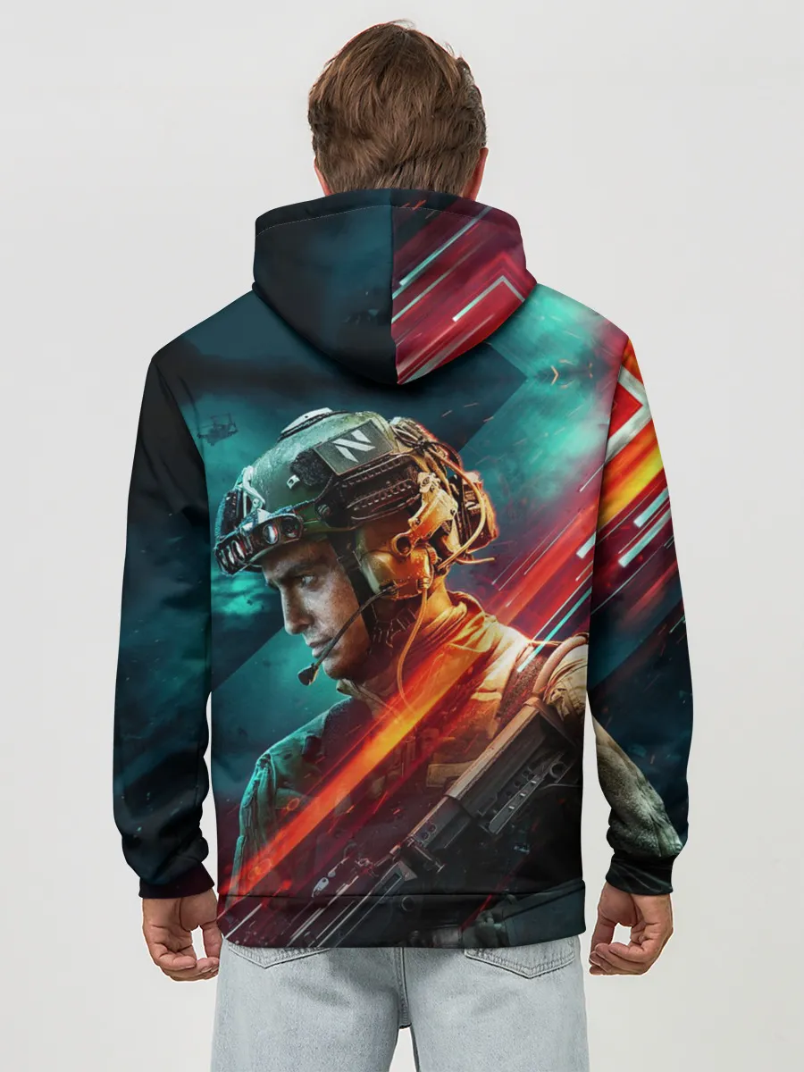 Худи мужской база хлопок / Battlefield 2042 Soldier