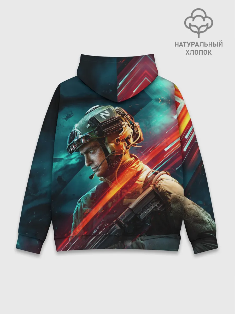 Худи мужской база хлопок / Battlefield 2042 Soldier