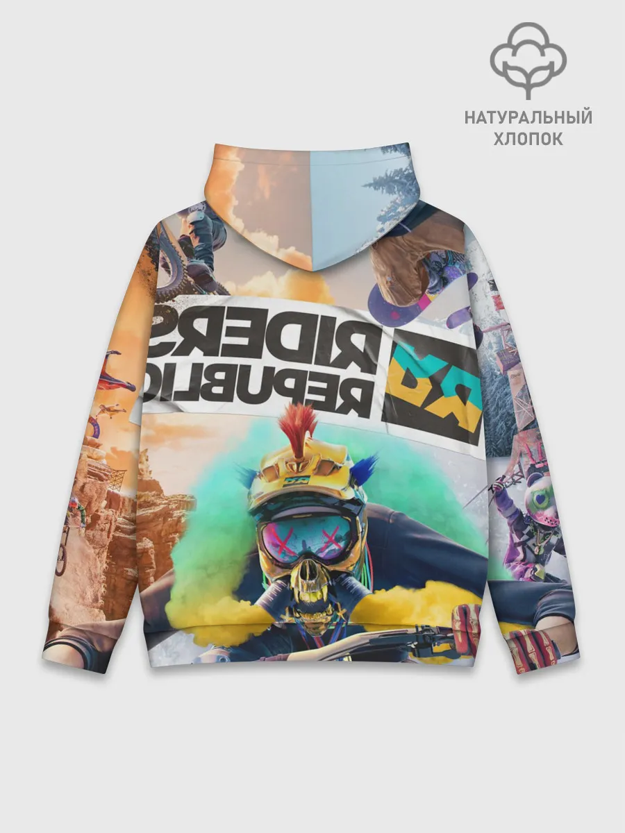 Худи мужской база хлопок / Riders Republic