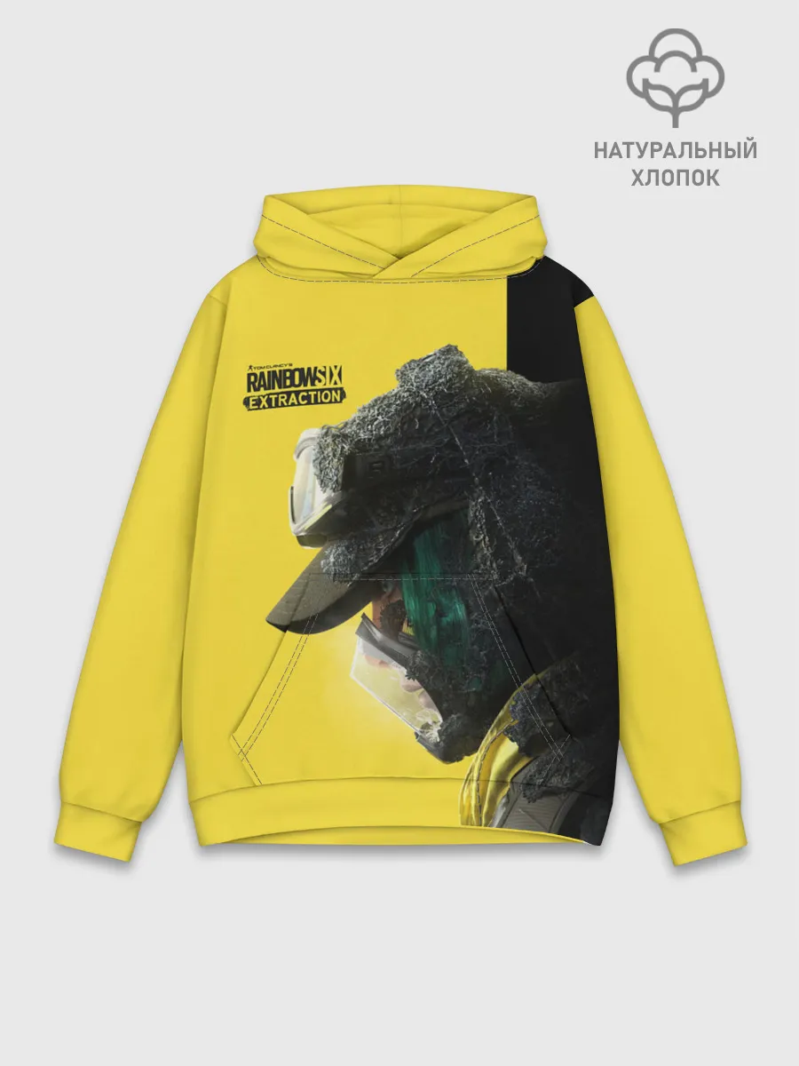 Худи мужской база хлопок / Rainbow Six Extraction / Радуга 6 Эвакуация