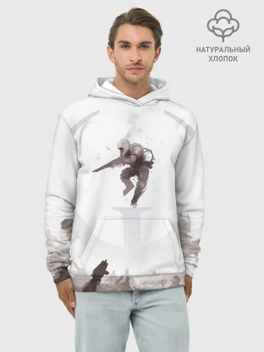 Худи мужской база хлопок / Quake War