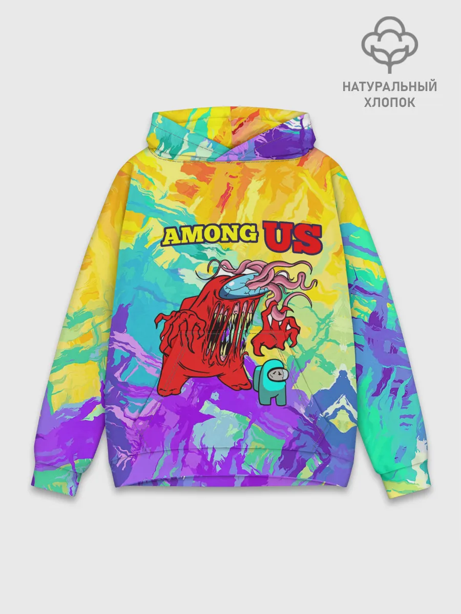 Худи мужской база хлопок / Among Us